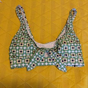 ModCloth Size Small Retro Green Celine Bikini Top